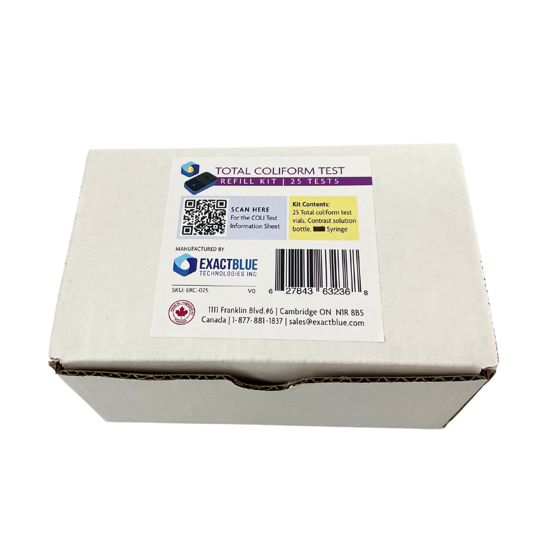 ExactBlue Mobile Lab Platform - Total Coliform Water Testing Refill Kit