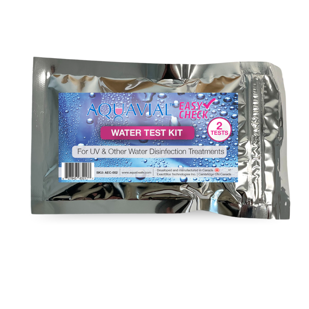 AquaVial Easy Check - Water Test Kit for UV & Other Disinfection Treatments