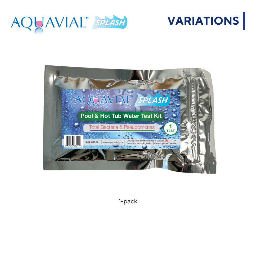 AquaVial Splash - Pool & Hot Tub Water Test Kit