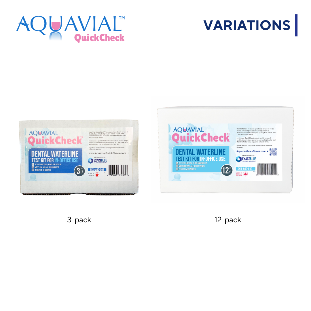 AquaVial Quick Check - Dental Unit Waterline Test