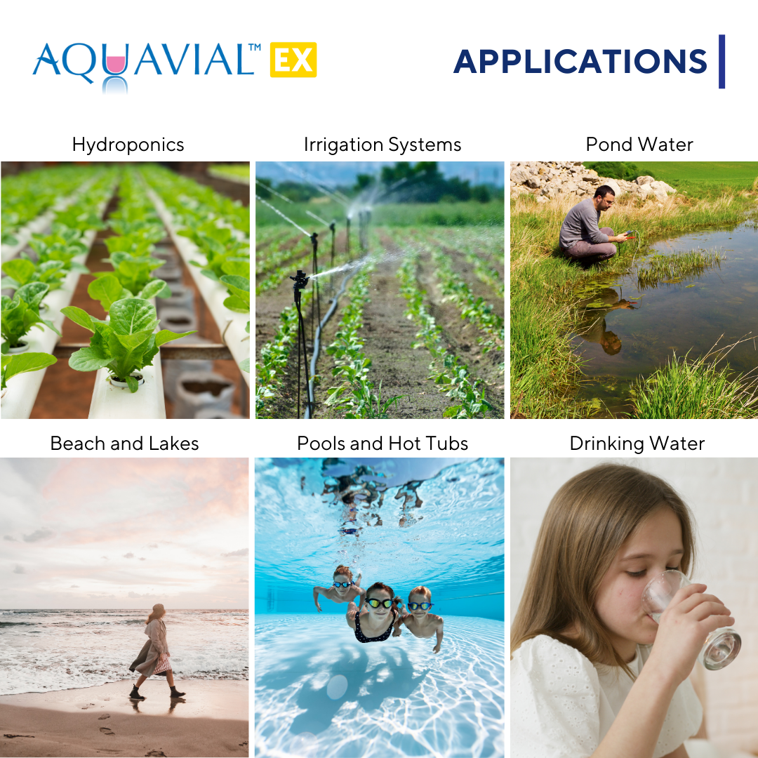 AquaVial EX - 7 Hours E. Coli Detection and Identification Professional Water Test Kit