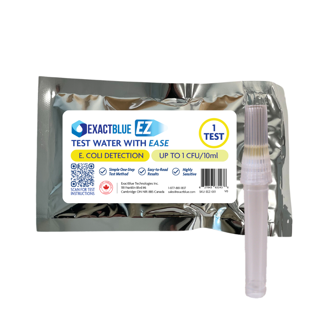 ExactBlue EZ E coli- single test kit