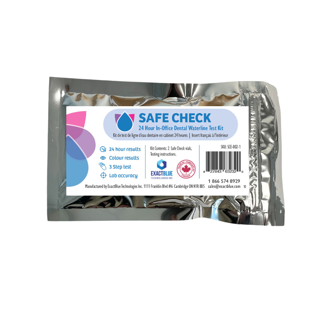 AquaVial Safe Check - 24 Hour In-Office Dental Waterline Test Kit